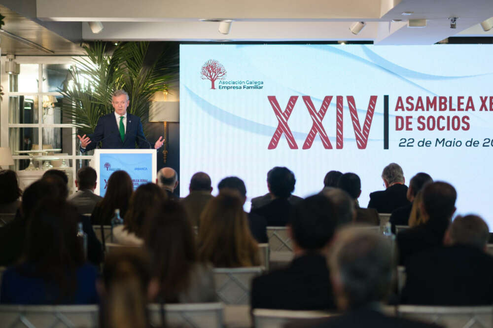 Intervención de Alfonso Rueda en la clausura de la XXIV asamblea de la Asociación Gallega de la Empresa Familiar / Xunta