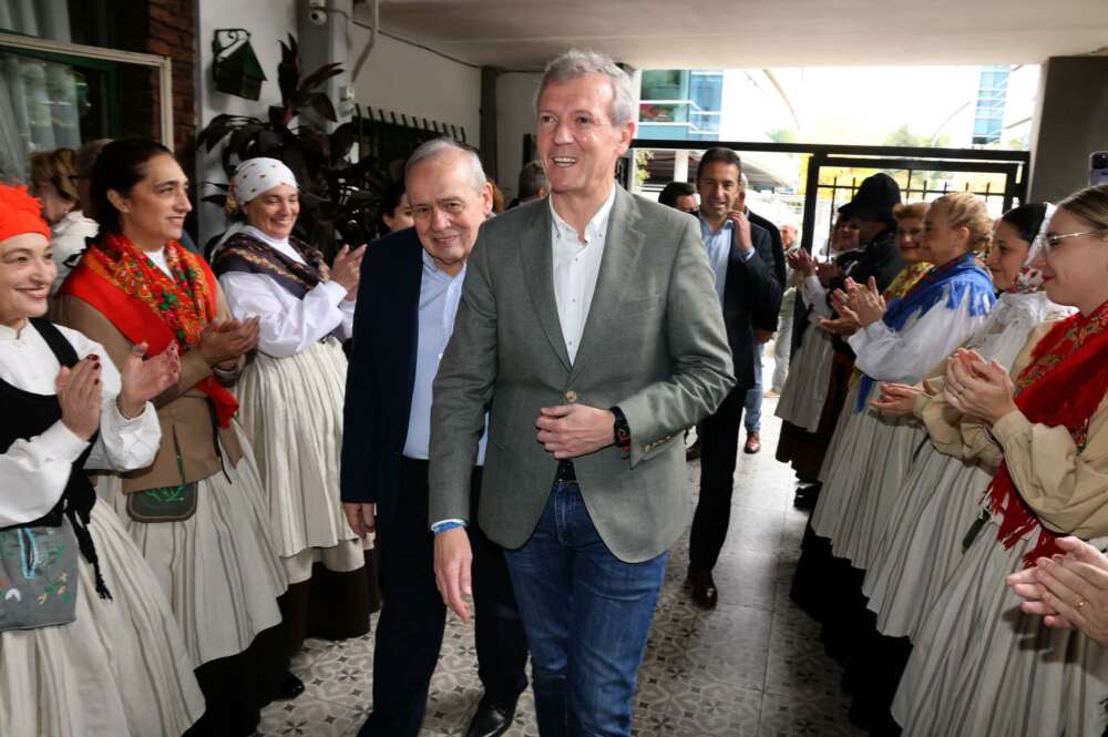 Alfonso Rueda en una visita institucional a Argentina