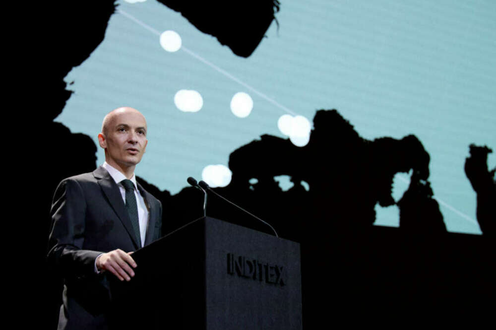 Intervención de Óscar García Maceiras, CEO de Inditex, durante la junta general de accionistas / Inditex