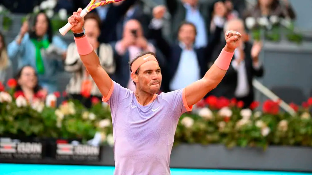 Rafa Nadal en el Mutua Madrid Open