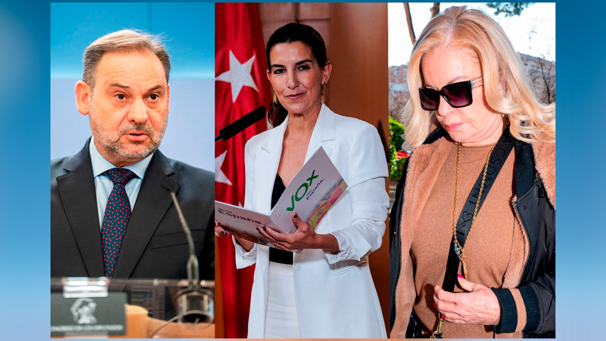 José Luis Ábalos, Rocío Monasterio y Barbara Rey