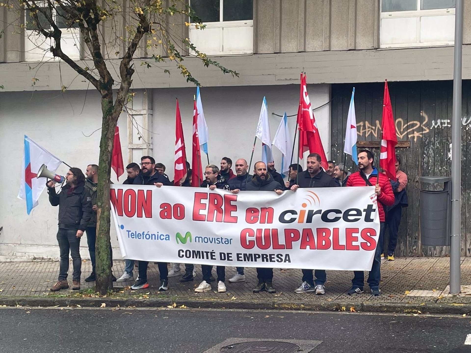 La plantilla de Circet, subcontrata de Movistar, lleva al Parlamento ...