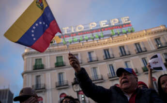 Concentración en Madrid contra Nicolás Maduro