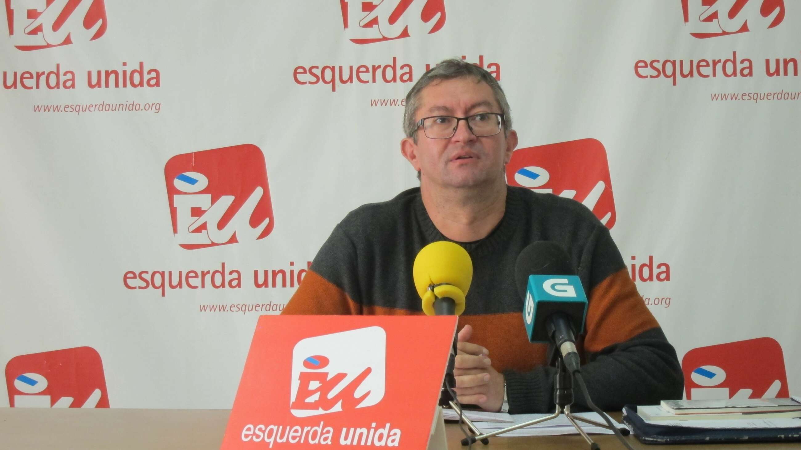 Imagen de archivo de Xabier Ron, durante una comparecencia ante la prensa / Europa Press
