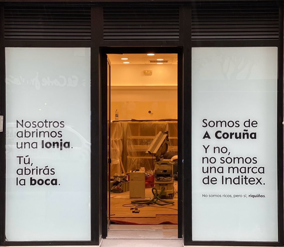 Imagen de la campaña de marketing de Late & Late Chocolate en su anterior apertura en Bilbao / Facebook
