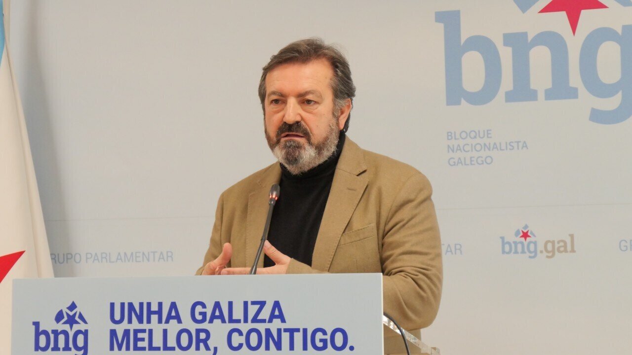 El viceportavoz parlamentario del BNG, Luis Bará