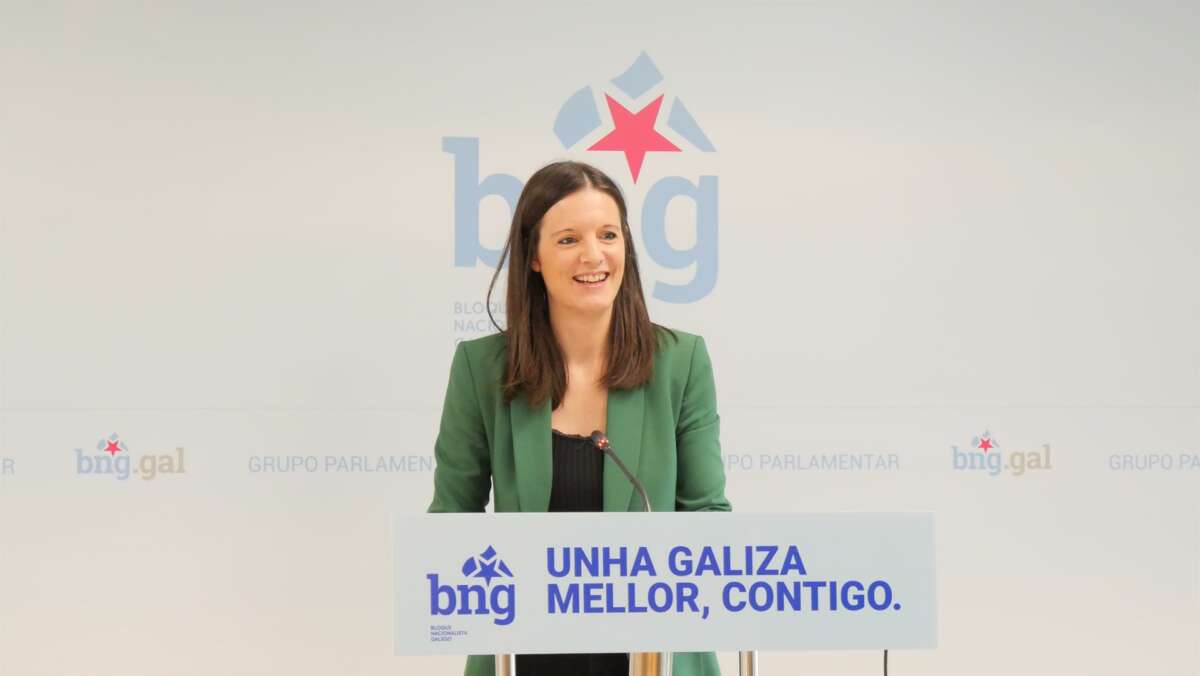 La viceportavoz parlamentaria del BNG, Olalla Rodil, en una imagen de archivo / Europa Press