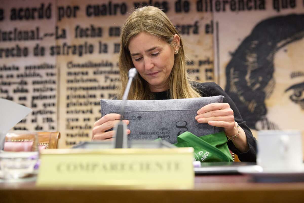 La vicepresidenta tercera y ministra para la Transición Ecológica y el Reto Demográfico, Sara Aagesen Muñoz, durante su comparecencia ante la Comisión de Transición Ecológica, en el Senado / Europa Press