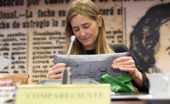 La vicepresidenta tercera y ministra para la Transición Ecológica y el Reto Demográfico, Sara Aagesen Muñoz, durante su comparecencia ante la Comisión de Transición Ecológica, en el Senado / Europa Press