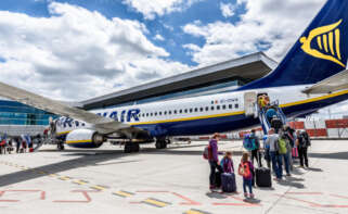 Ryanair transportó el 30% de los pasajeros de los aeropuertos gallegos en 2024