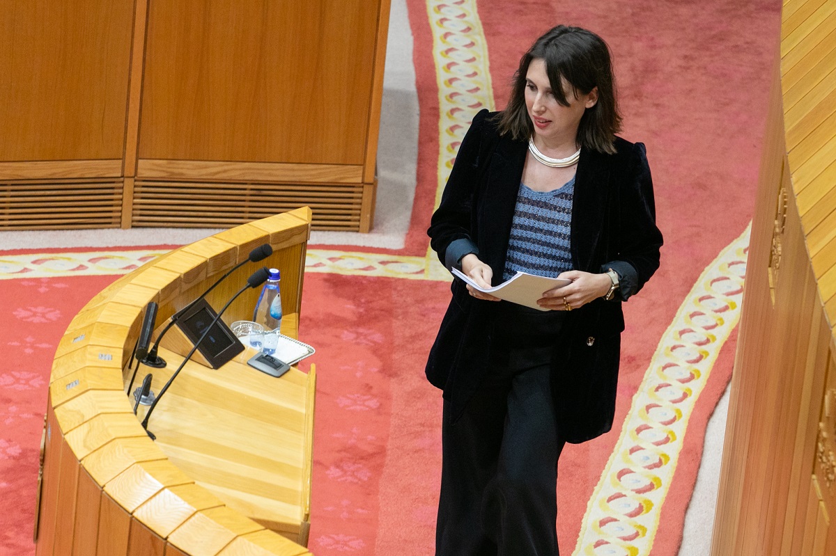 La conselleira de Economía e Industria, María Jesús Lorenzana