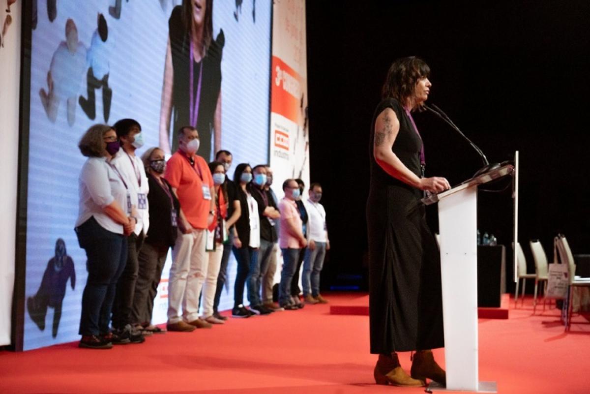Garbiñe Espejo, secretaria general de la federación de Industria de CCOO / CCOO
