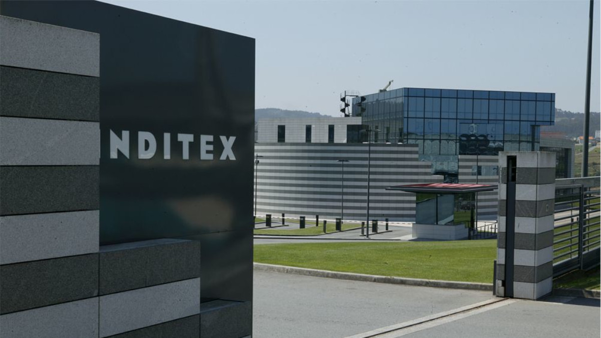 Vista exterior de las instalaciones de Inditex en Arteixo