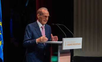 Olegario Vázquez Raña, empresario mexicano y gran exponente de la emigración gallega, recibió el premio de la Ourensanía en 2024. Foto: Deputación de Ourense