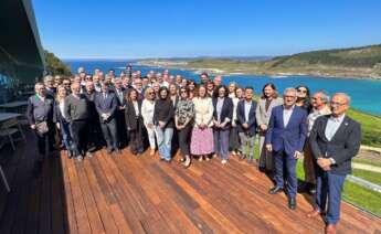 Foto de familia en la XIV reunión anual del Foro Económico de Galicia en el Parador de Muxía / Foro Económico de Galicia