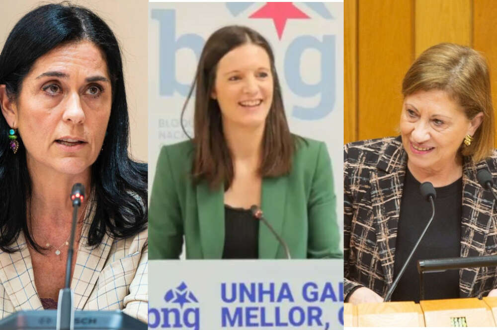 Paula Prado, Olalla Rodil y Elena Espinosa