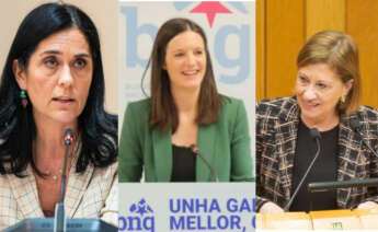 Paula Prado, Olalla Rodil y Elena Espinosa