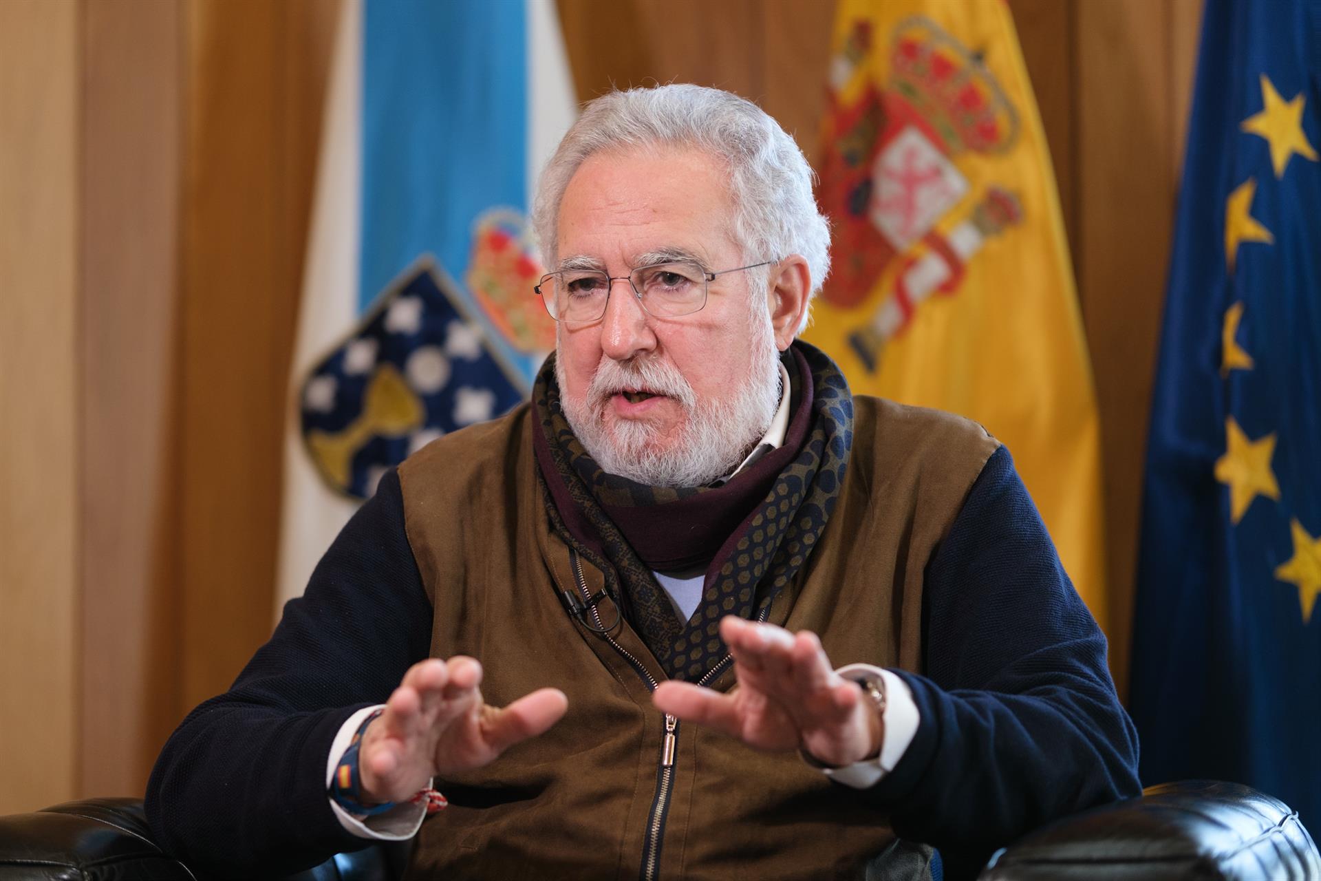 El presidente del Parlamento de Galicia, Miguel Santalices / Europa Press