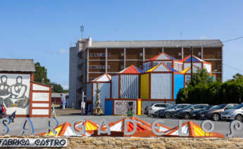 Vista exterior de las instalaciones de Sargadelos en Sada / Sargadelos