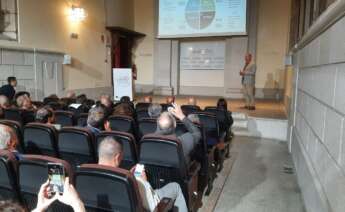 Momento de la presentación de los resultados de la quinta edición del Atlas Gallego de la Empresa Comprometida en el San Francisco Hotel Monumento de Santiago / EDG