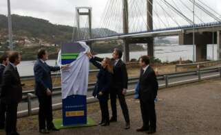 Imagen de archivo de Mariano Rajoy en la inauguración de la ampliación del puente de Rande en la AP-9 / EFE