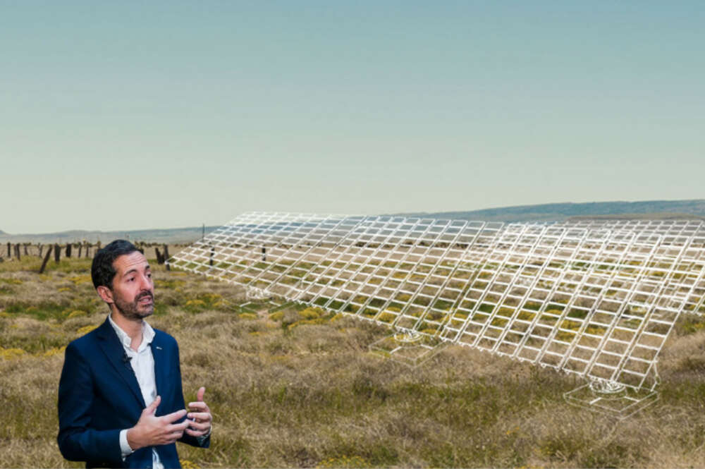 Manuel García, CEO de Greenalia, y proyecto fotovoltaico del grupo en Texas