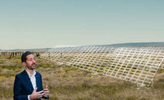 Manuel García, CEO de Greenalia, y proyecto fotovoltaico del grupo en Texas