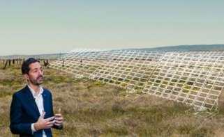 Manuel García, CEO de Greenalia, y proyecto fotovoltaico del grupo en Texas