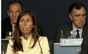 Modesto Rodríguez (primero por la izquierda) durante su etapa en Fadesa, junto a Felipa Jove y José María Castellano / Economía Digital Galicia
