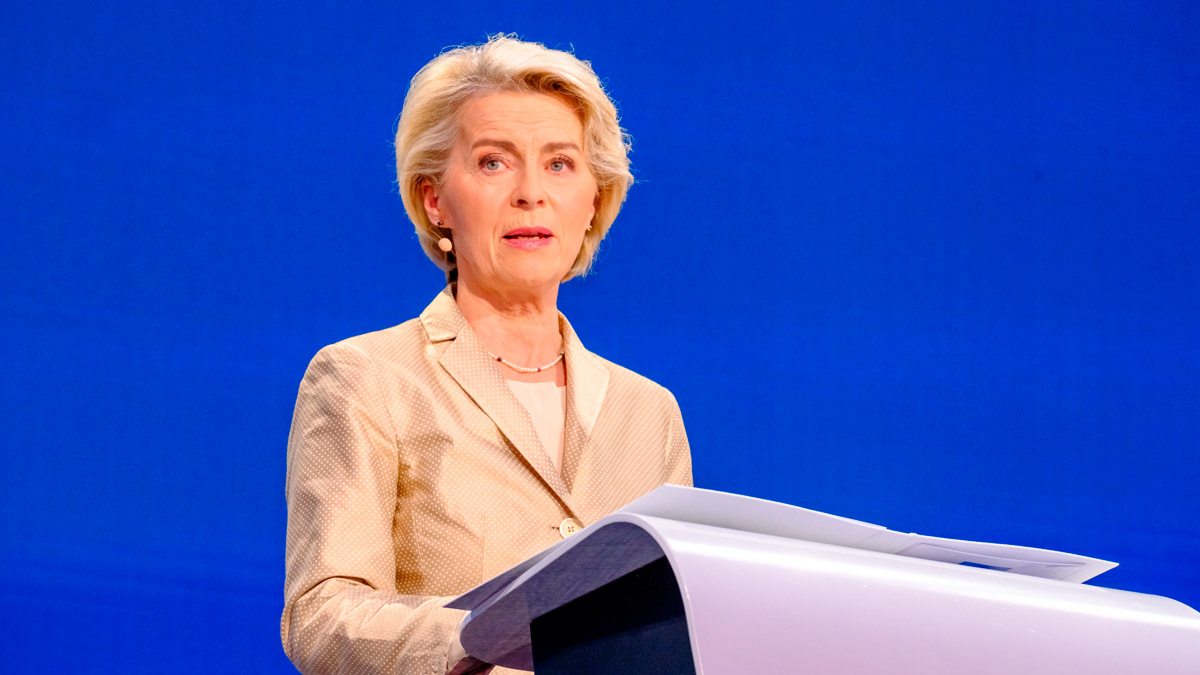 La presidenta de la Comisión Europea, Ursula Von der Leyen