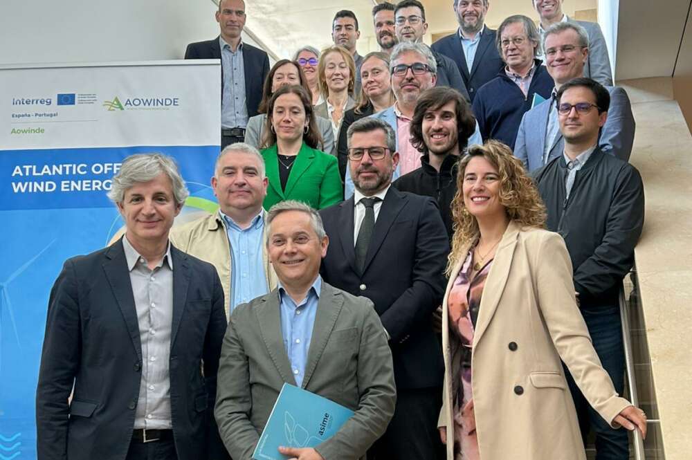 Imagen de los asistentes a la última reunión del proyecto Poctep Aowinde que ha tenido lugar en Viana do Castelo / Asime