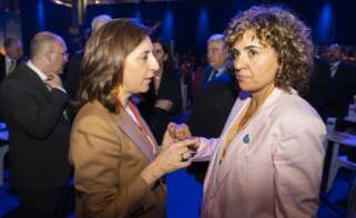 La responsable de Medio Ambiente e Cambio Climático de la Xunta, Ángeles Vázquez, y la vicepresidenta de la Comisión de Peticiones y miembro de la Comisión de Medio Ambiente, Dolors Montserrat / PPdeG