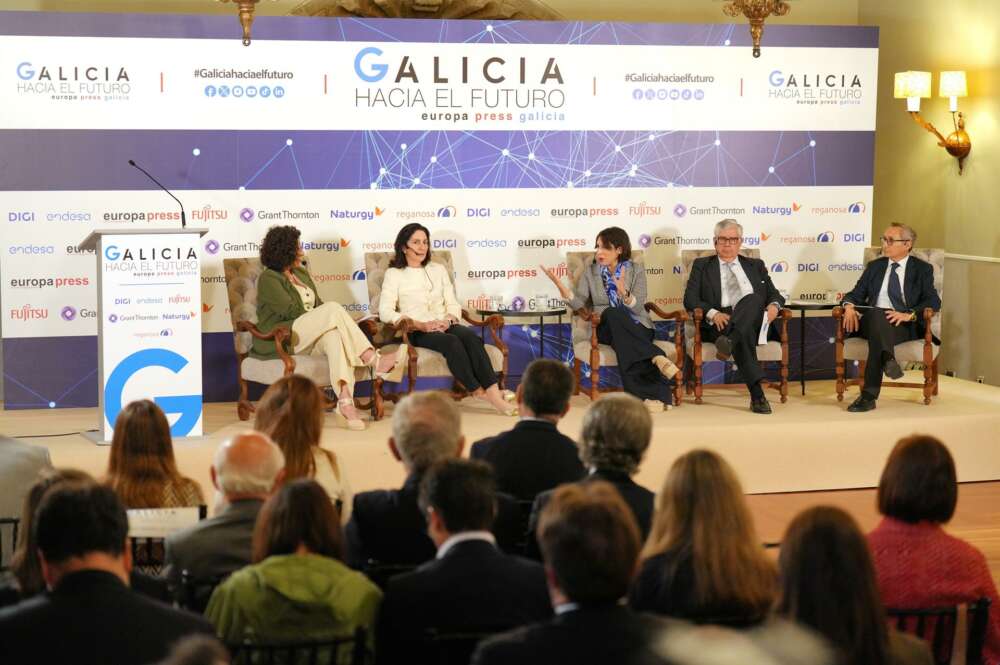 Mesa sobre desarrollo económico y nuevo modelo energético de la jornada 'Galicia hacia el futuro' organizada por Europa Press / Europa Press