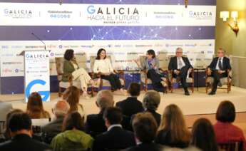 Mesa sobre desarrollo económico y nuevo modelo energético de la jornada 'Galicia hacia el futuro' organizada por Europa Press / Europa Press
