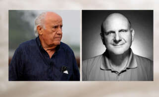 Amancio Ortega y Steve Ballmer