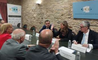 La candidata a la presidencia de Cepyme, Ángela de Miguel, visitó la sede de la Confederación de Empresarios de Galicia (CEG)