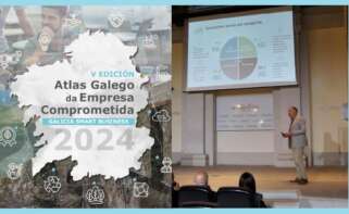 Uno de los momentos de la presentación de los resultados de la quinta edición del Atlas Gallego de la Empresa Comprometida