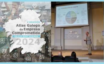 Uno de los momentos de la presentación de los resultados de la quinta edición del Atlas Gallego de la Empresa Comprometida