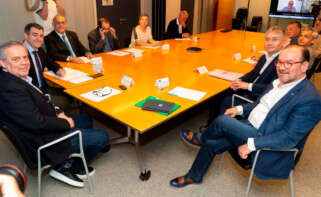 Reunión del Consello de Docencia Clínica con los rectores de la UDC, USC y Uvigo