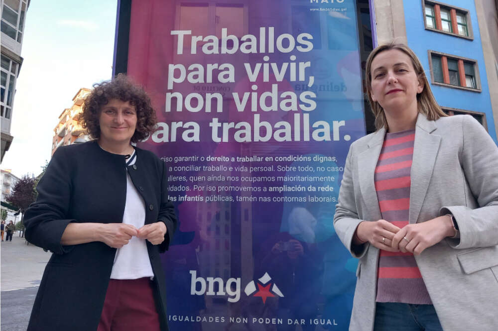 Goretti Sanmartín e Míriam Louzao