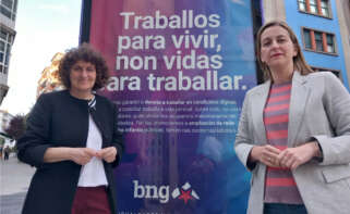 Goretti Sanmartín e Míriam Louzao