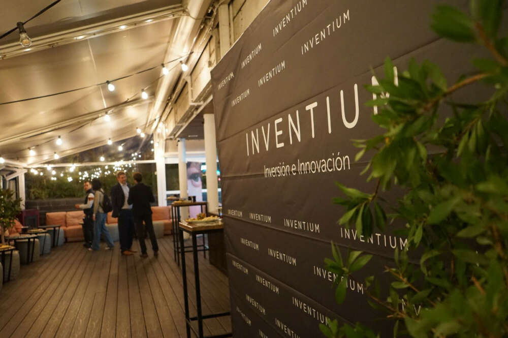Stand de Inventium durante su participación en el foro europeo Patents for Innovation celebrado en Madrid en 2022