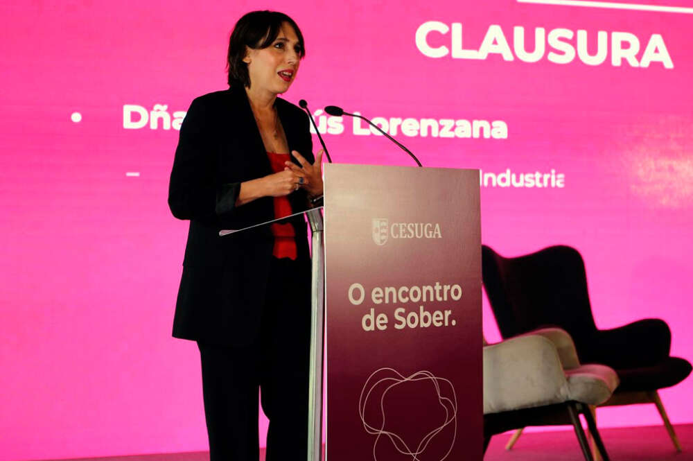 María Jesús Lorenzana en la clausura de la segunda edición de 'O encontro de Sober'