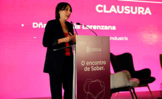 María Jesús Lorenzana en la clausura de la segunda edición de 'O encontro de Sober'