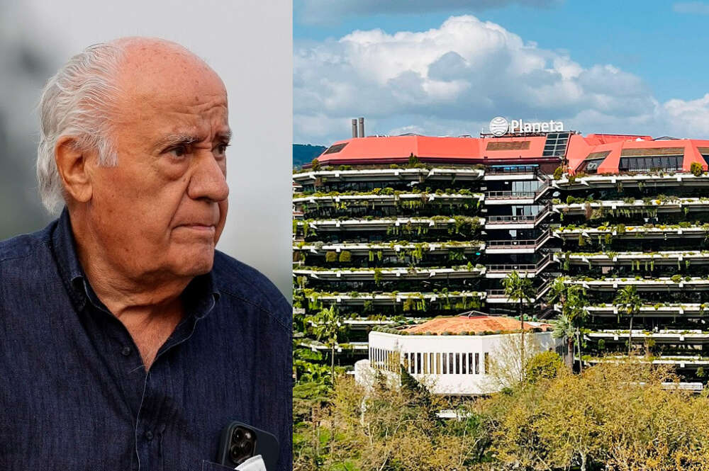 Amancio Ortega y la sede del Grupo Planeta