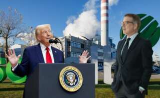Donald Trump, presidente de EEUU, y José Soares de Pina, CEO de Altri