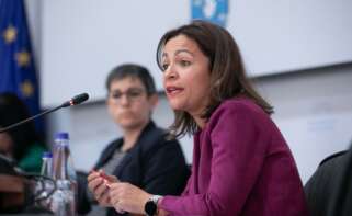 Marta Villaverde, nueva conselleira do Mar, durante una intervención en el Parlamento / Xunta