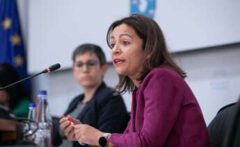 Marta Villaverde, nueva conselleira do Mar, durante una intervención en el Parlamento / Xunta