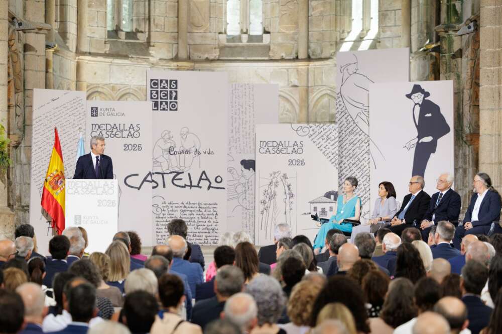 Imagen de la entrega de las Medallas Castelao 2025 / Xunta