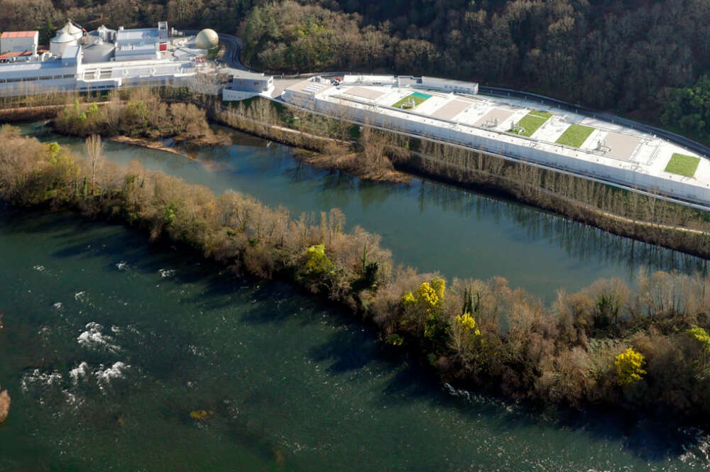 Vista aérea da Ecofactoría de Ourense